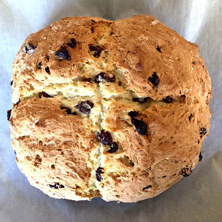 Easy Irish Soda Bread Recipe With Raisins – No Buttermilk Needed