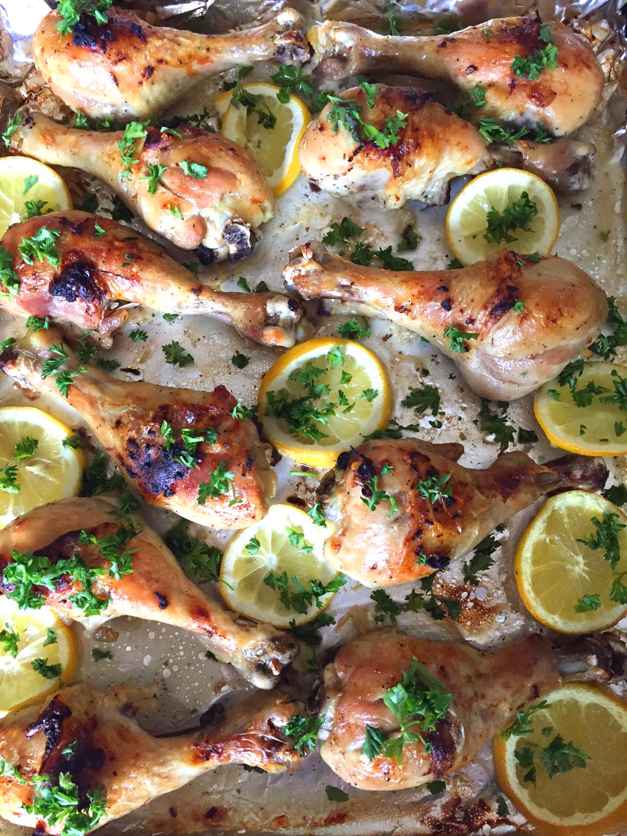 easy-baked-lemon-garlic-chicken-legs-recipe-melanie-cooks