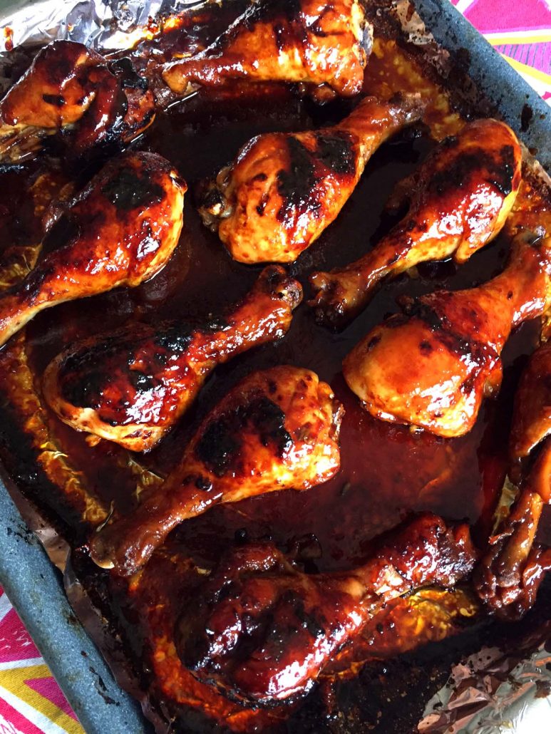 Baked Chicken Legs Recipes Bbq - AriaATR.com