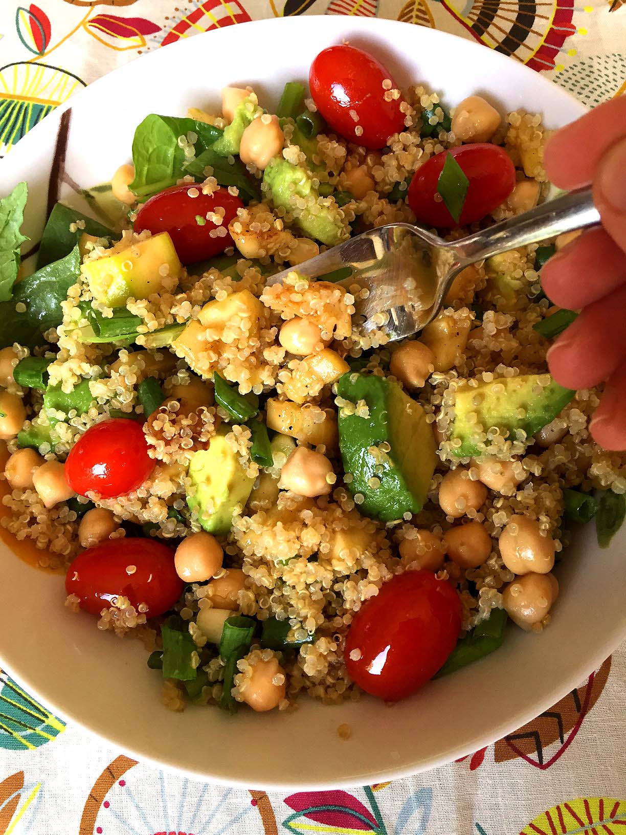 Quinoa Chickpea Mason Jar Salad Recipe Melanie Cooks