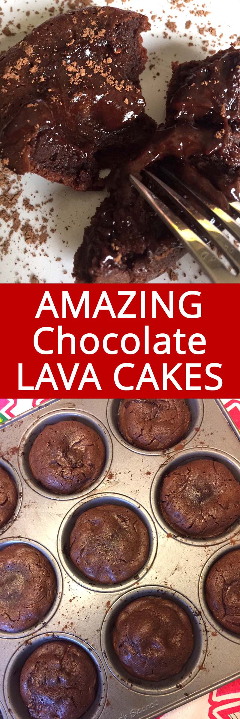 Easy Molten Chocolate Lava Cakes Made In A Muffin Tin – Melanie Cooks
