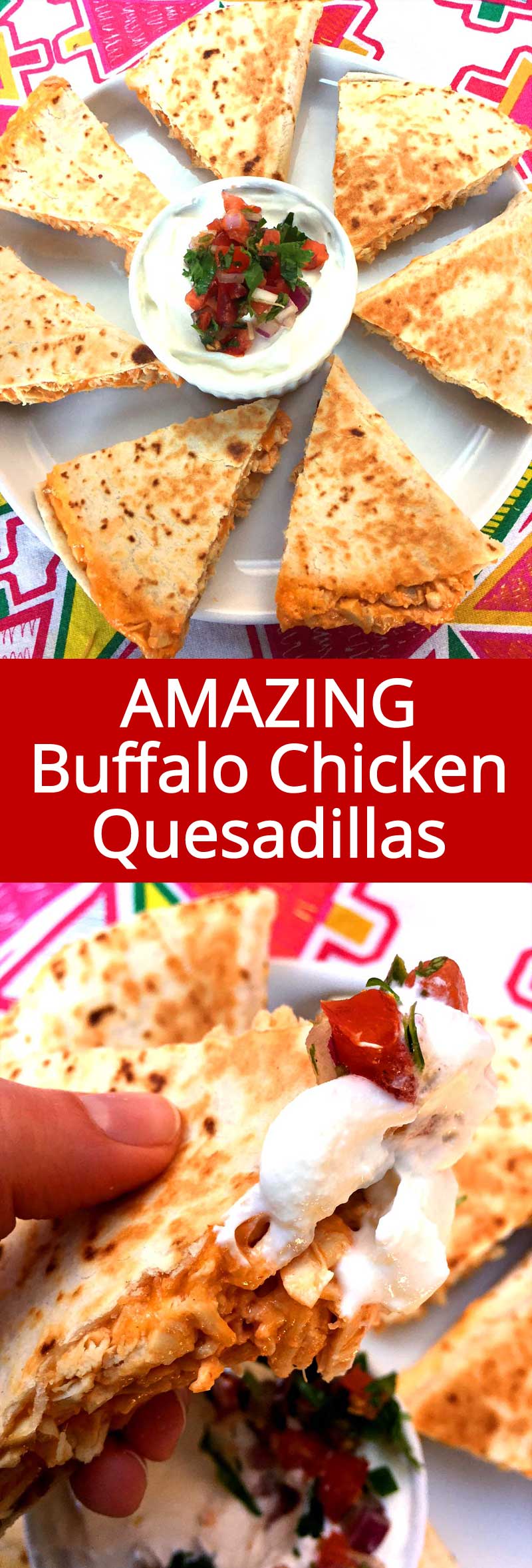 Buffalo Chicken Quesadillas Recipe – Melanie Cooks