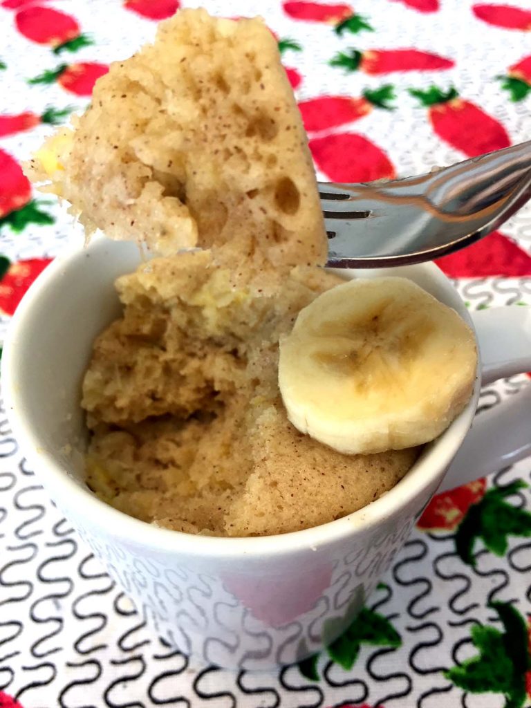 Gluten-Free Banana Bread Mug Cake Microwave Recipe – Melanie Cooks