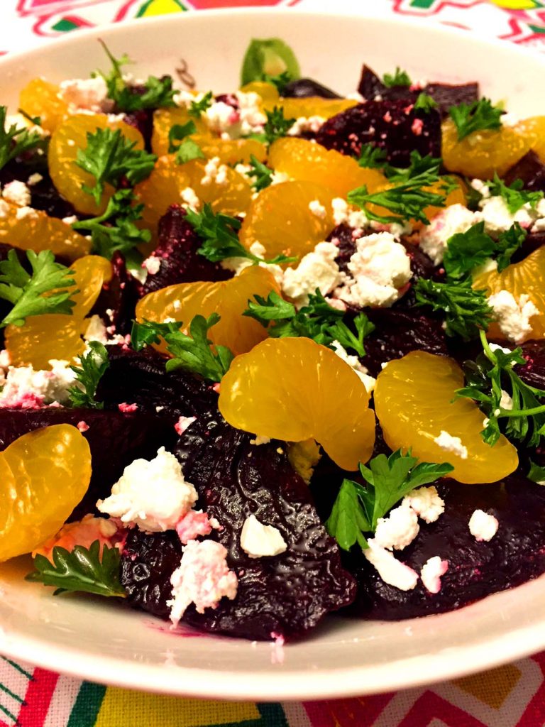 Roasted Beet Salad With Feta Cheese And Oranges – Melanie Cooks
