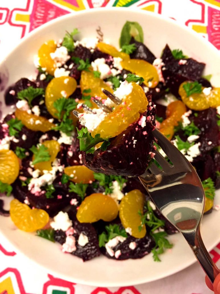 Roasted Beet Salad With Feta Cheese And Oranges – Melanie Cooks