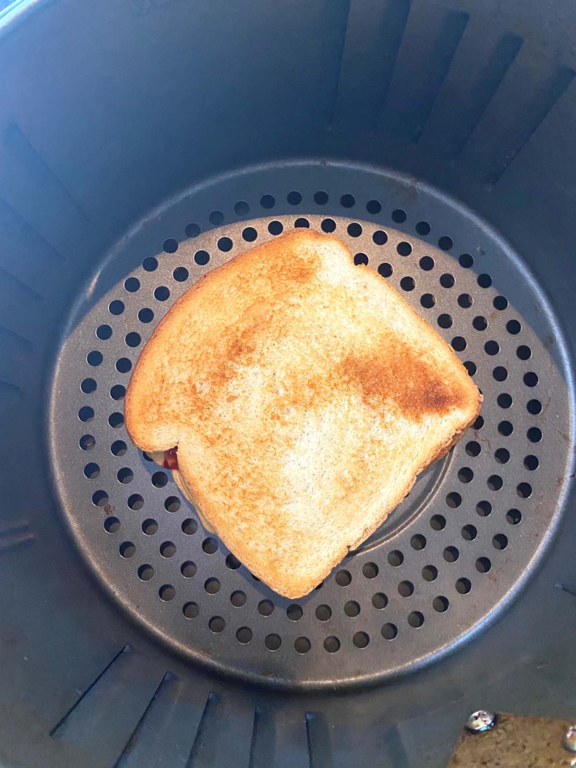 Air Fryer Peanut Butter And Jelly Sandwich Melanie Cooks