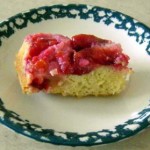 upside down plum cake - 4th of july recipes