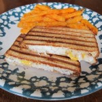 grilled fish panini sandwich