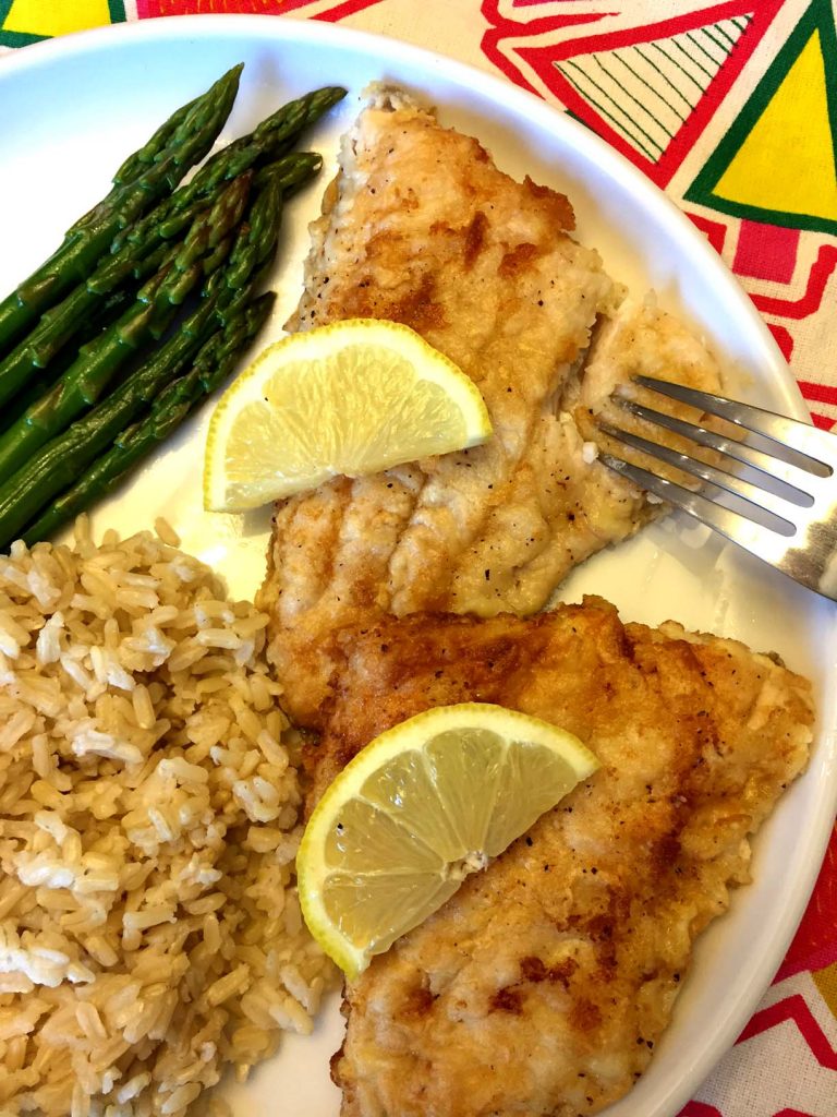 Pan Fried Fish Coated In Egg And Flour Recipe