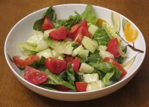 how to make a simple green salad