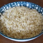 cooked quinoa