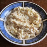 tuna salad in a bowl