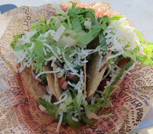 chipotle crispy vegetarian veggie tacos