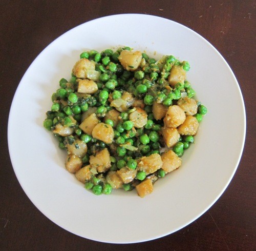 How To Make Scallops With Green Peas