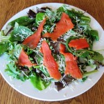 Parmesan Smoked Salmon Salad