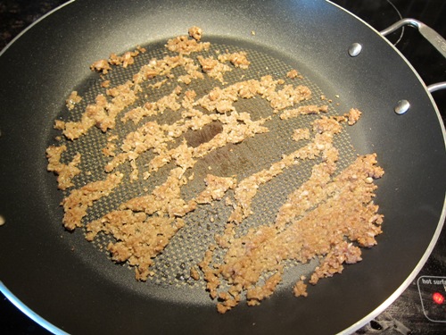 cooking the mushroom stems