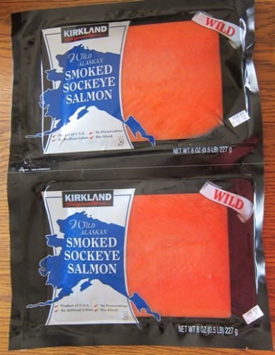 Calories in Wild Alaskan Sockeye Salmon from Kirkland Signature