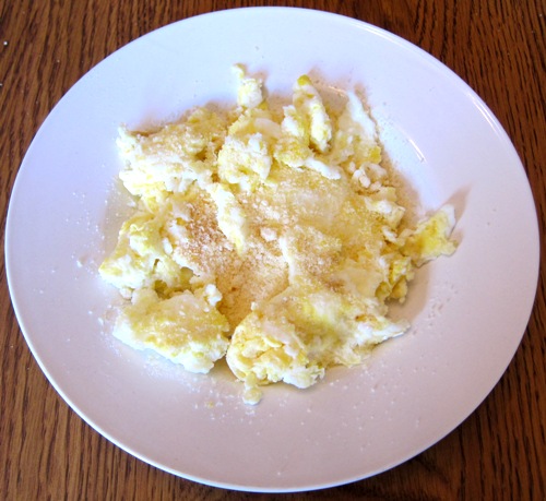 Parmesan Scrambled Eggs Recipe