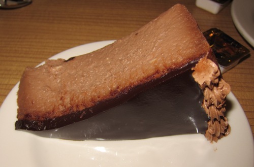 Omega restaurant chocolate cheesecake