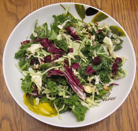 kale salad in a bowl