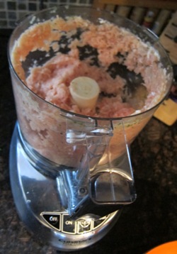 how to make ground meat with food processor