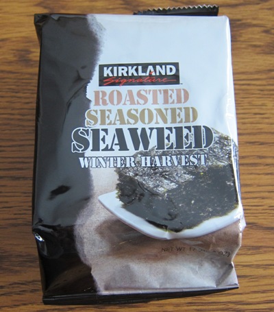 dried seaweed package