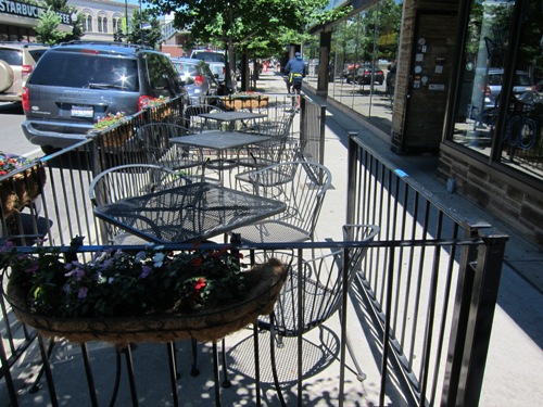 new england seafood company fish market outside seating