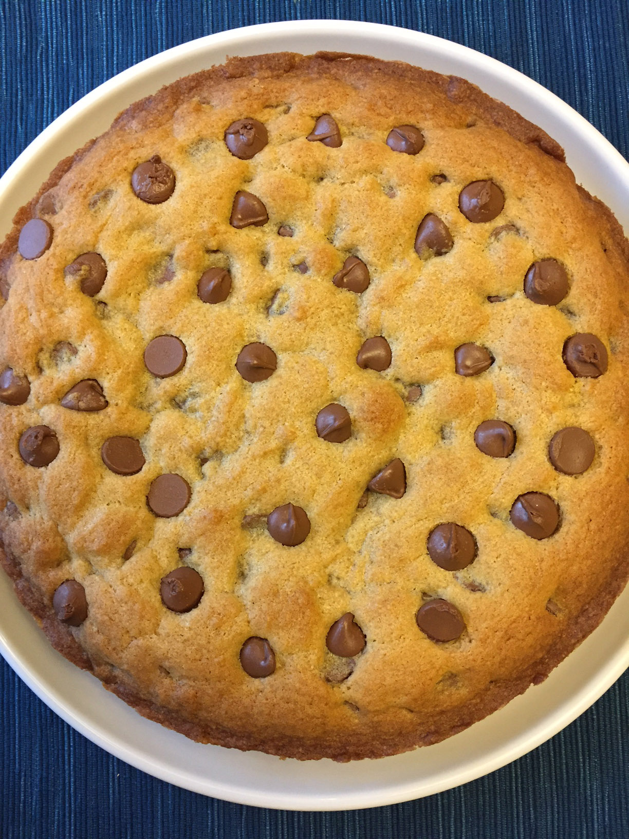 How To Make Chocolate Chip Cookie Cake Best Recipe Ever Melanie Cooks