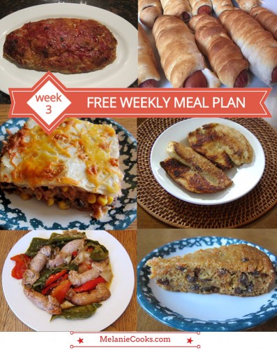 Free Weekly Meal Plan – Family Dinner Menu Ideas (Week 3) – Melanie Cooks