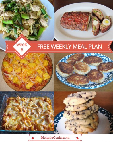 Free Weekly Meal Plan – Family Dinner Menu Ideas (Week 6) – Melanie Cooks