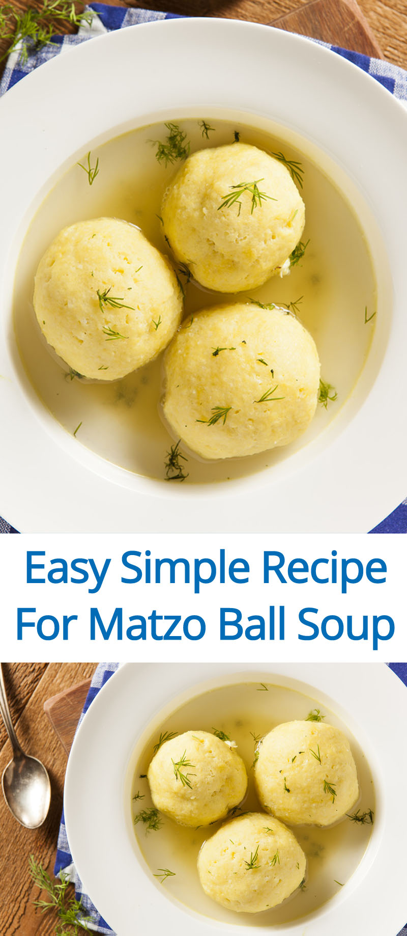 Matzo Ball Soup - The Forked Spoon