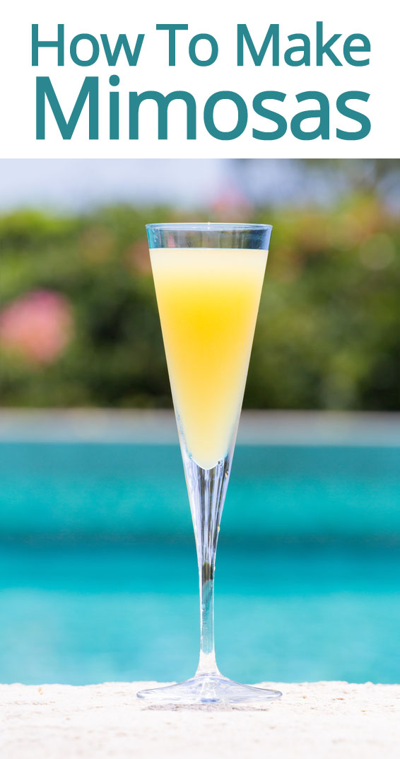 How To Make Mimosas Cocktail Drink By The Glass or Pitcher
