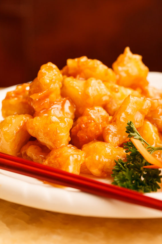 chinese food sweet and sour chicken