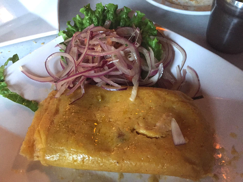 Peruvian Chicken Tamale