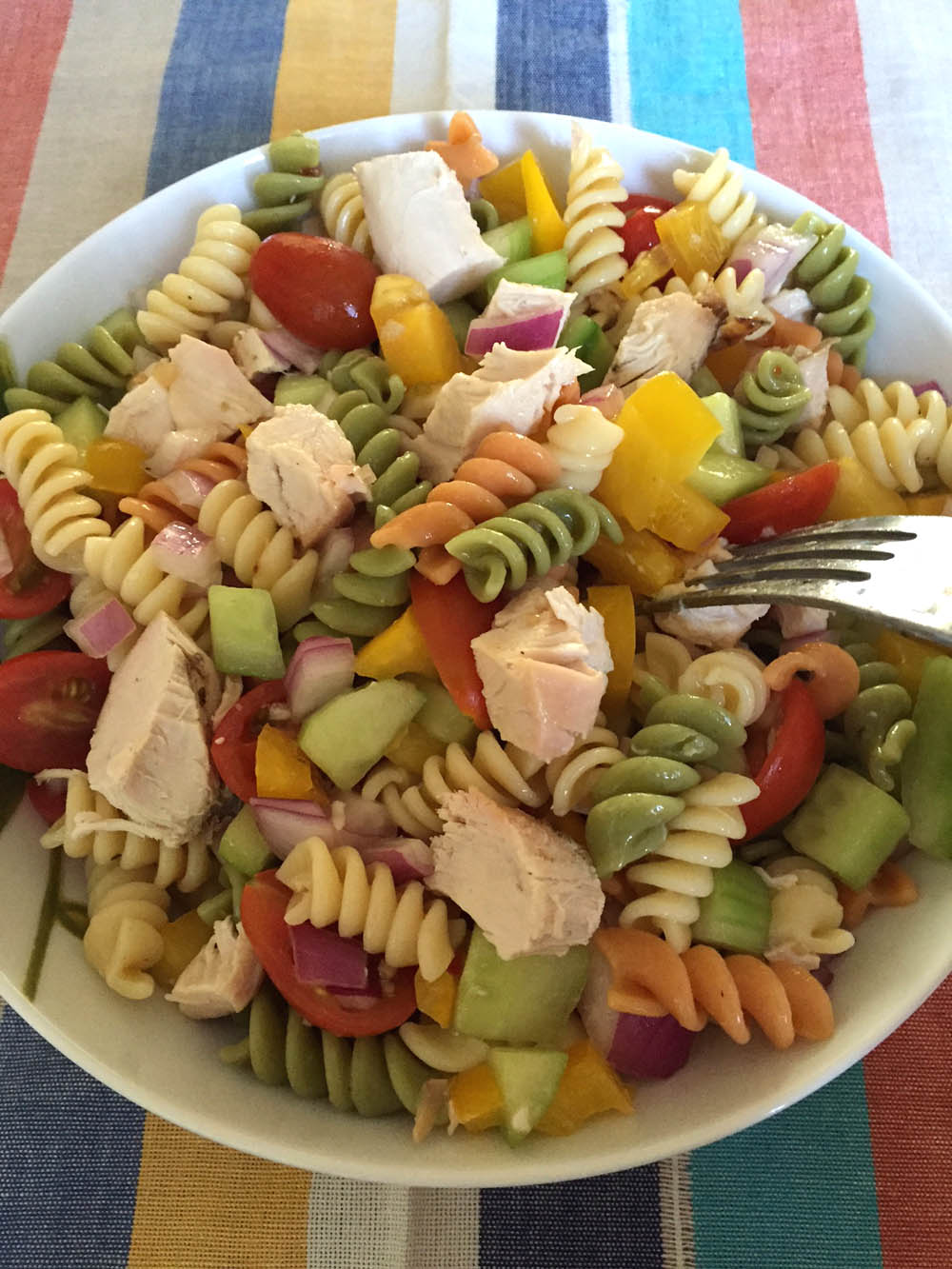 Easy Chicken Pasta Salad – Healthy Main Dish Pasta Salad Recipe ...