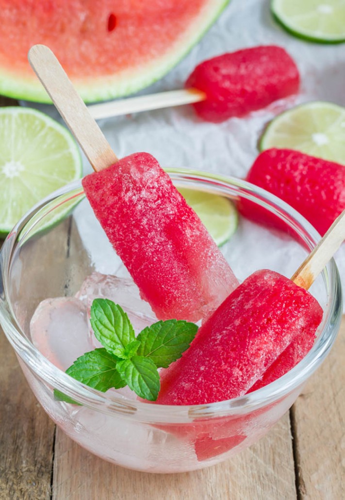 Blend & Freeze! Easy Watermelon Popsicles