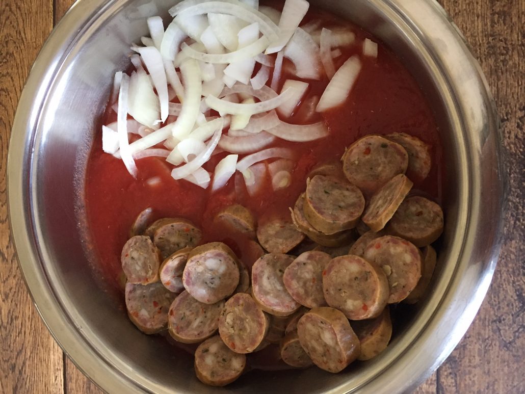 How To Make One-Pot Sausage Pasta - Step 3