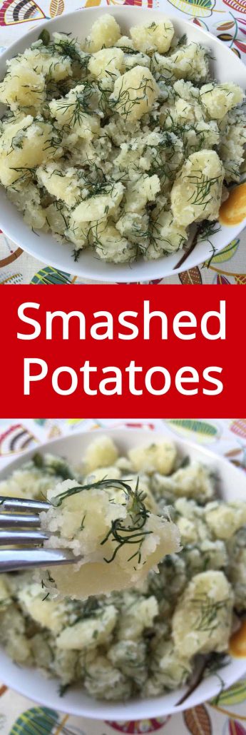 Easy Smashed Potatoes Recipe With Fresh Herbs - MOUTHWATERING! MelanieCooks.com