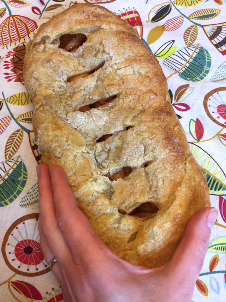 Easy Apple Strudel Recipe Made With Frozen Puff Pastry Dough