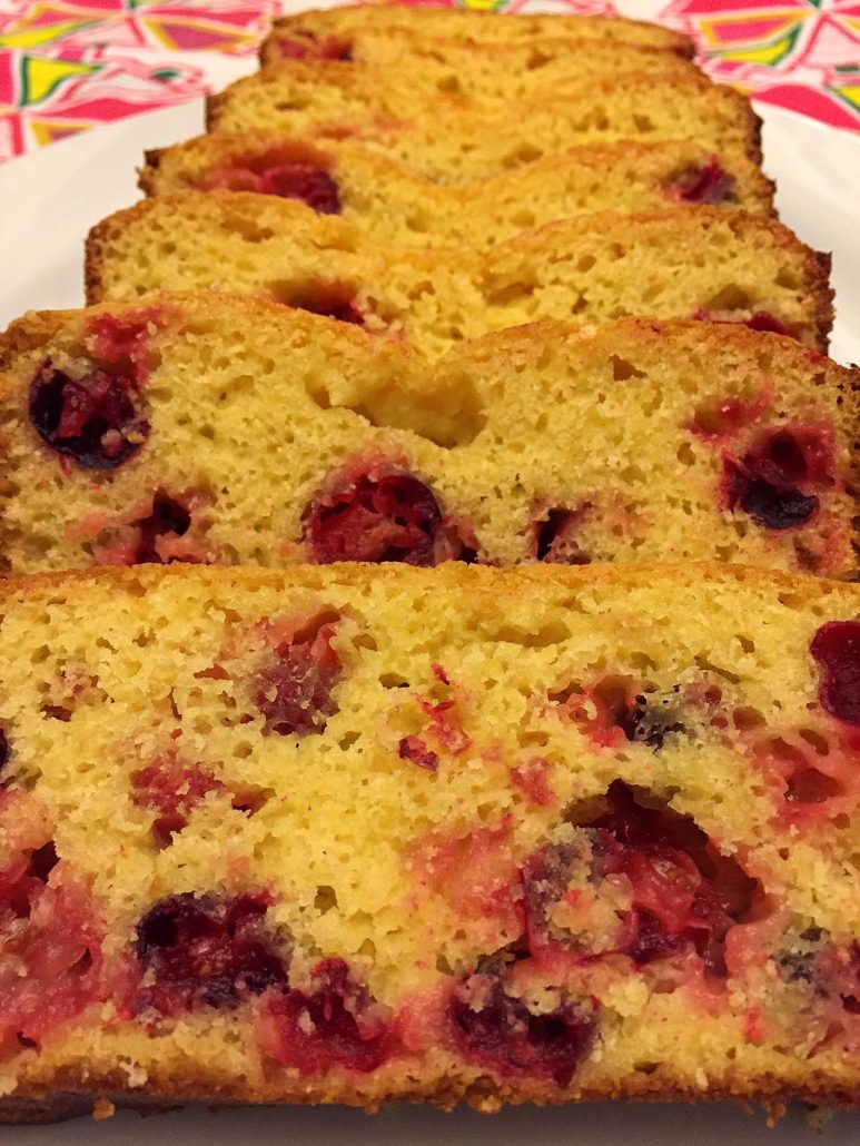 Cranberry Orange Christmas Cake