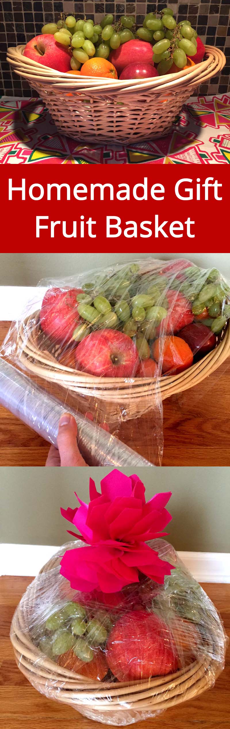 Easy DYI Fruit Basket Homemade Gift Idea – Melanie Cooks