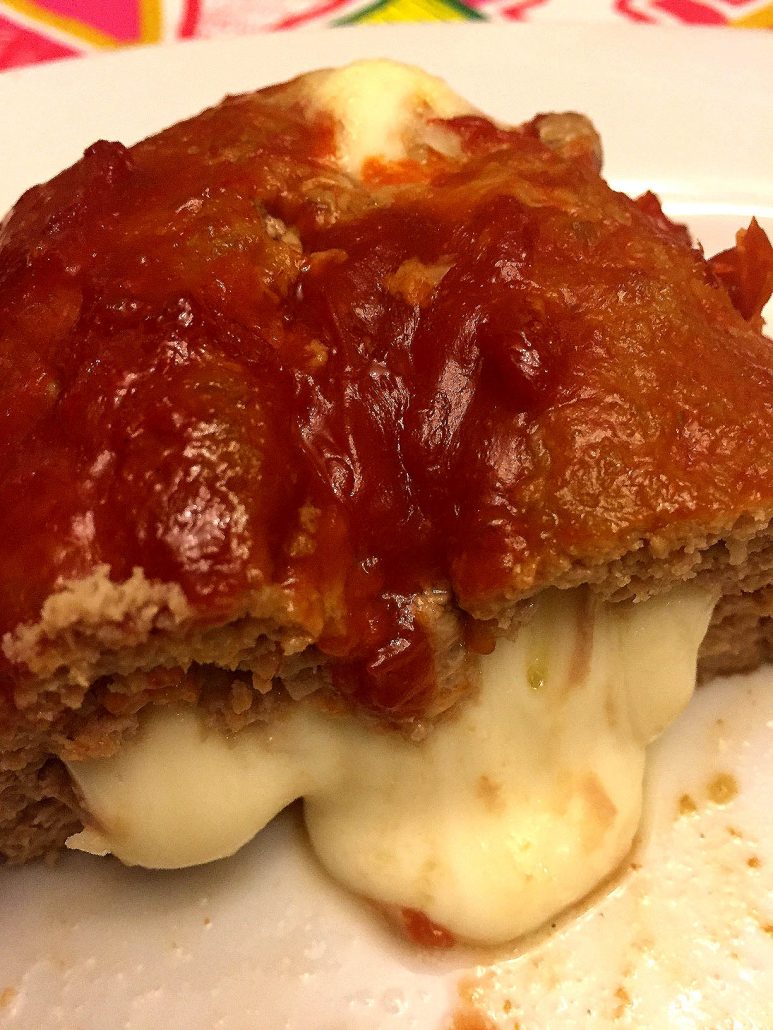 Cheese Stuffed Meatloaf Recipe With Gooey Melted Cheese Inside