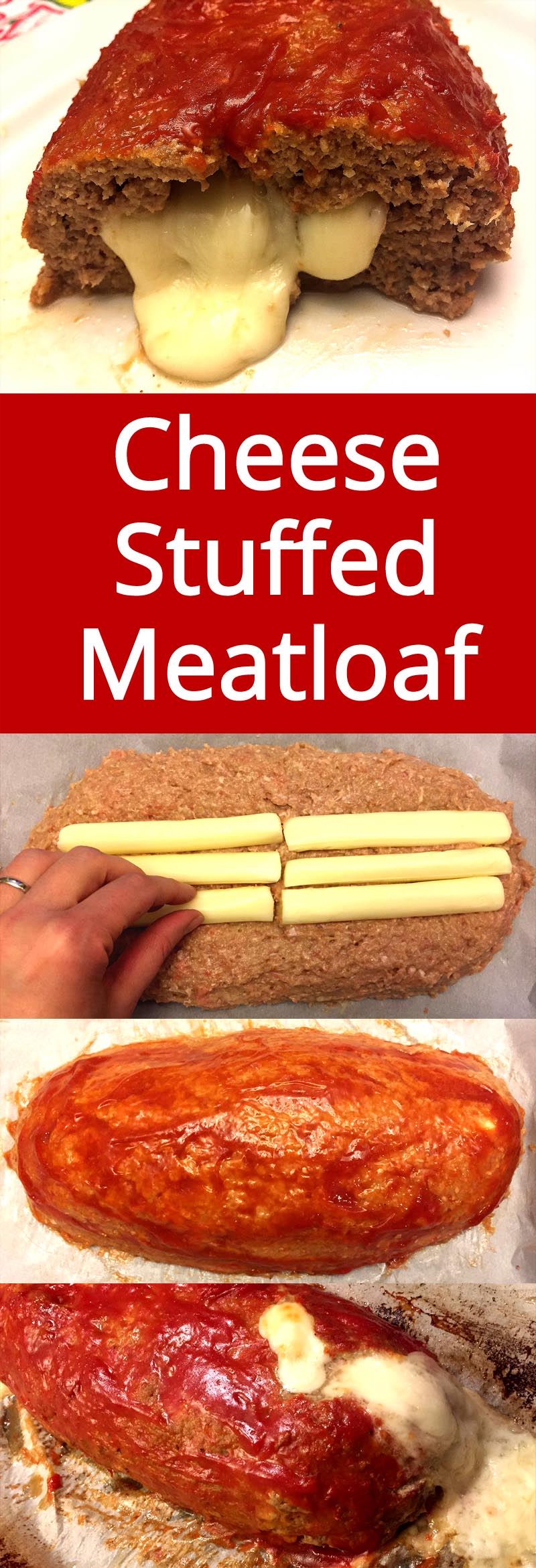 This meatloaf has a surprise inside! Love this recipe! | MelanieCooks.com