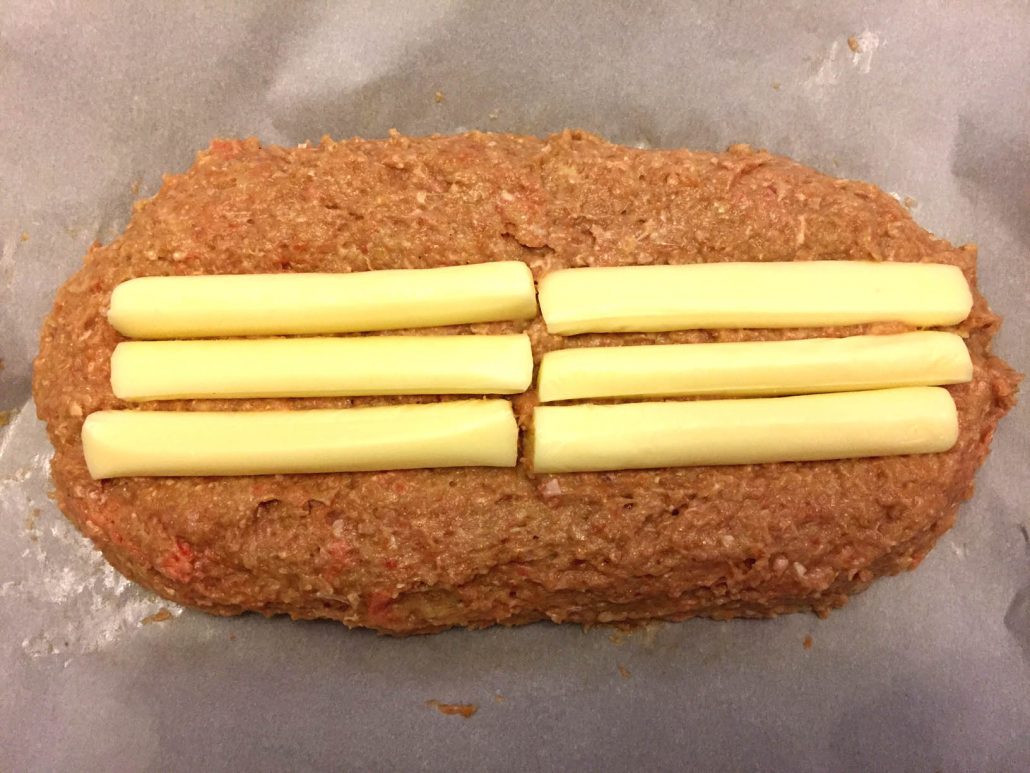 How To Make Cheese Stuffed Meatloaf With Cheese Sticks