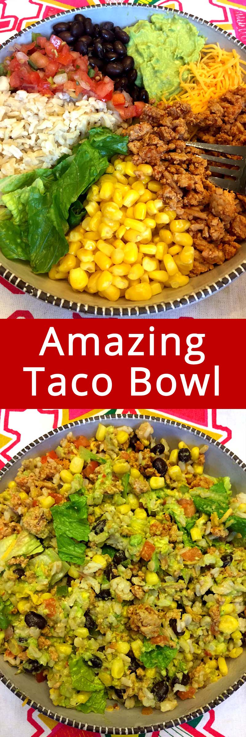 Mexican Taco Burrito Rice Bowls Chipotle Copycat Recipe – Melanie Cooks