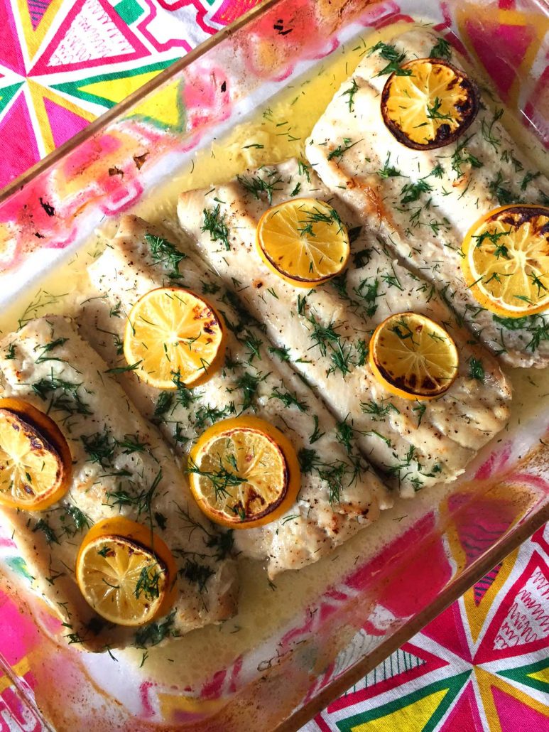 Baked Lemon Garlic Butter Tilapia/White Fish – Melanie Cooks