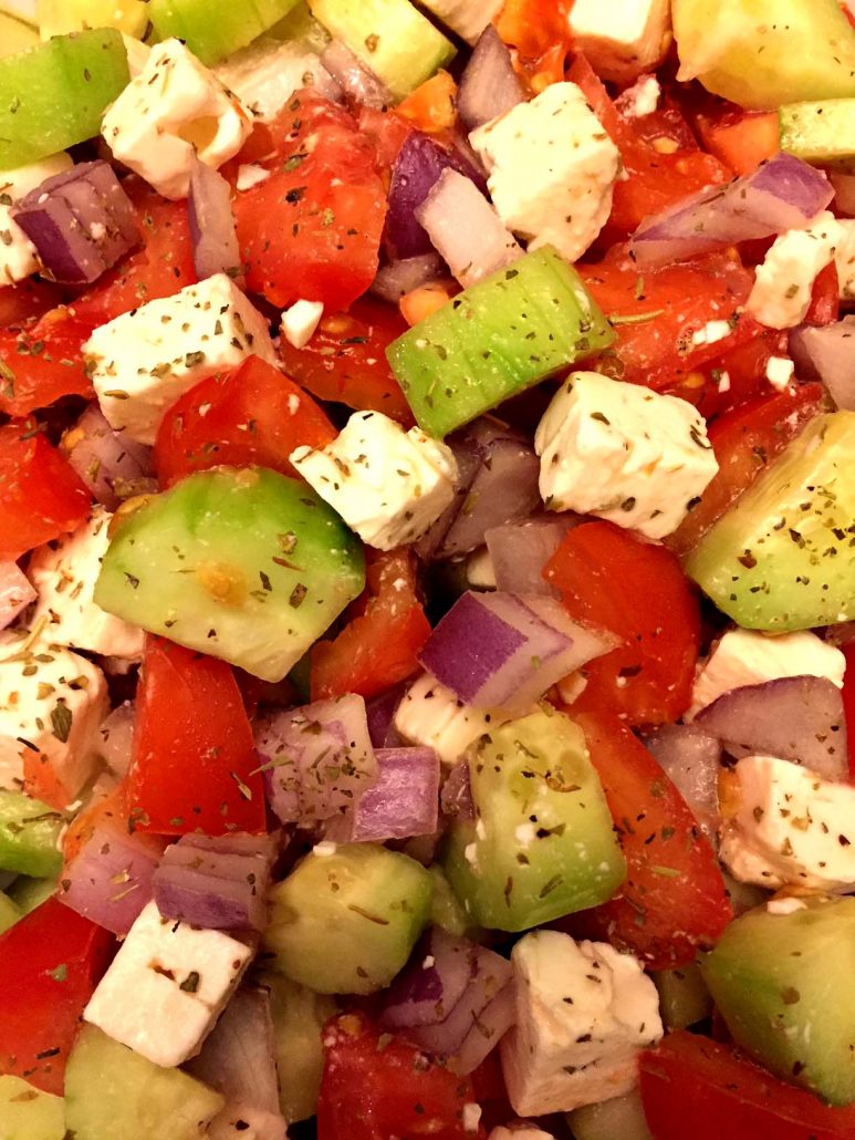 Cucumbers vs English Cucumbers  Cucumber & Tomato Salad with Red Onions &  Feta – Cooking Clarified