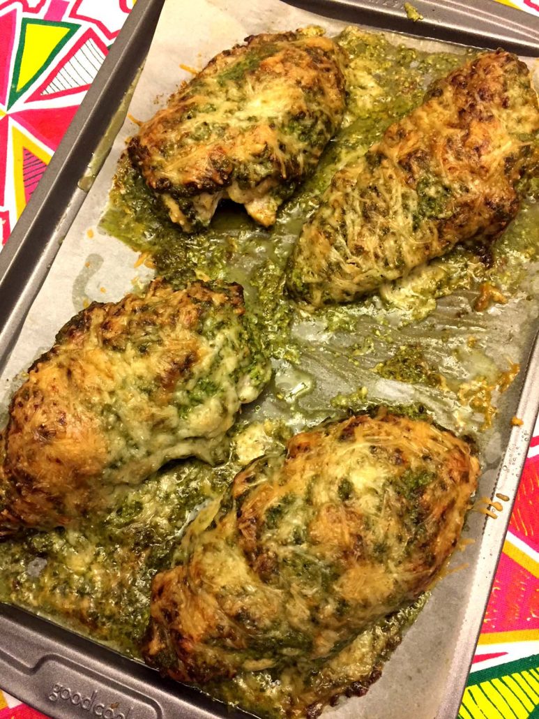 Baked Pesto Chicken Recipe With Parmesan Cheese – Melanie Cooks