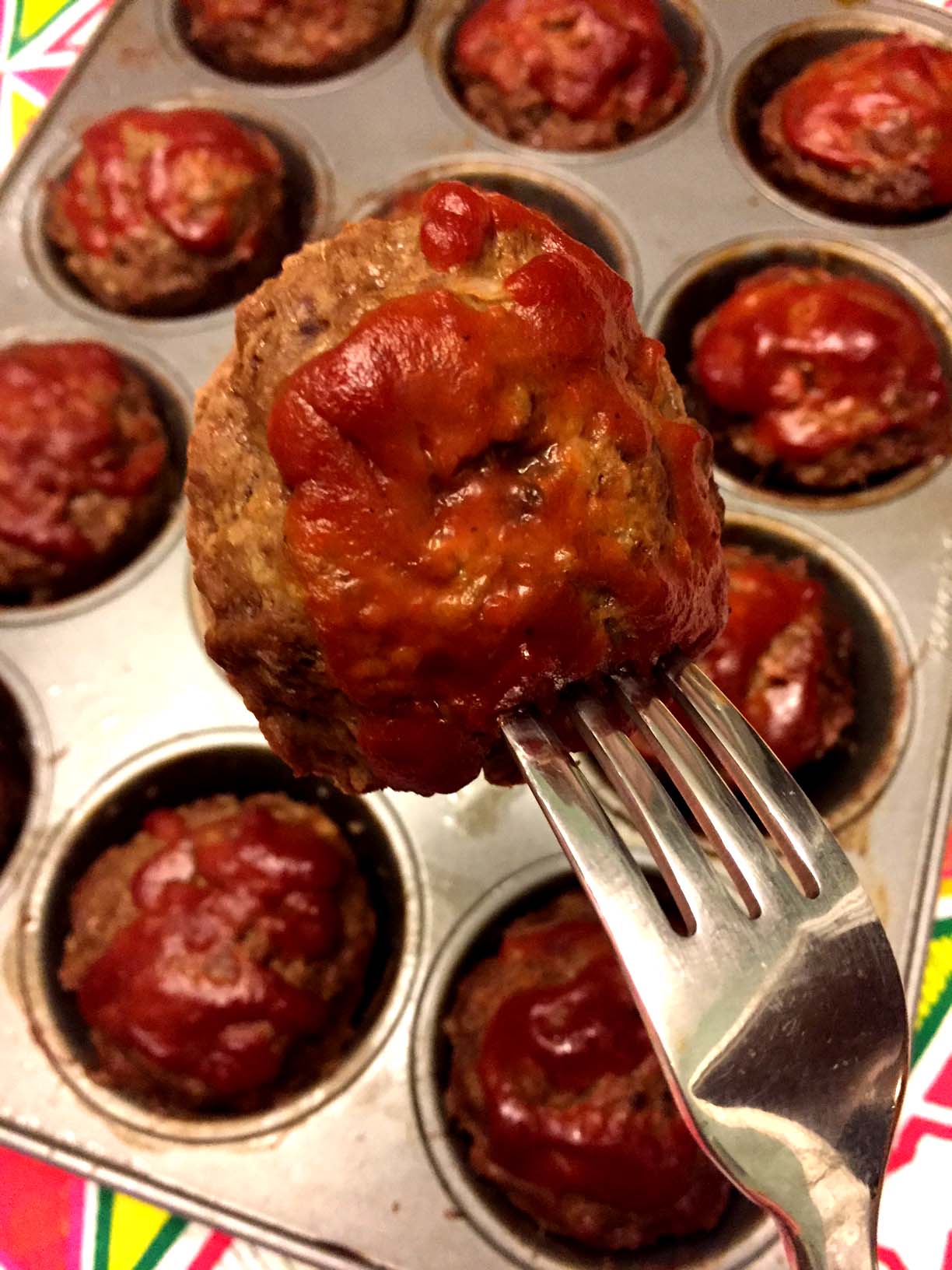Meatloaf In A Muffin Tin - Individual Mini Meatloaves Recipe image