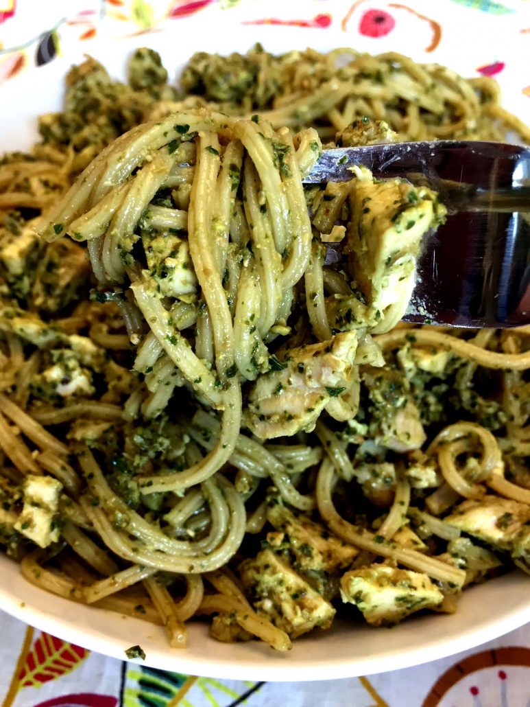 Easy Chicken Pesto Pasta 15-Minute Dinner Recipe – Melanie Cooks